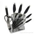 7pc knife set with acrylic block